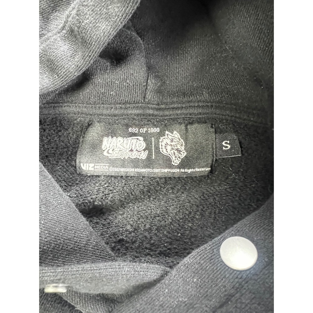 Darc Sport Naruto Shippuden Hoodie Mens S Black Sakura Haruno Limited 692/1000 - Picture 3 of 7